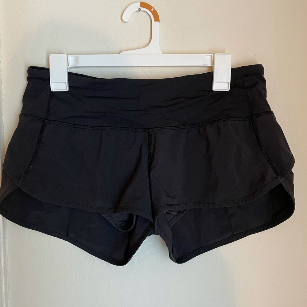 Lululemon Black Running shorts